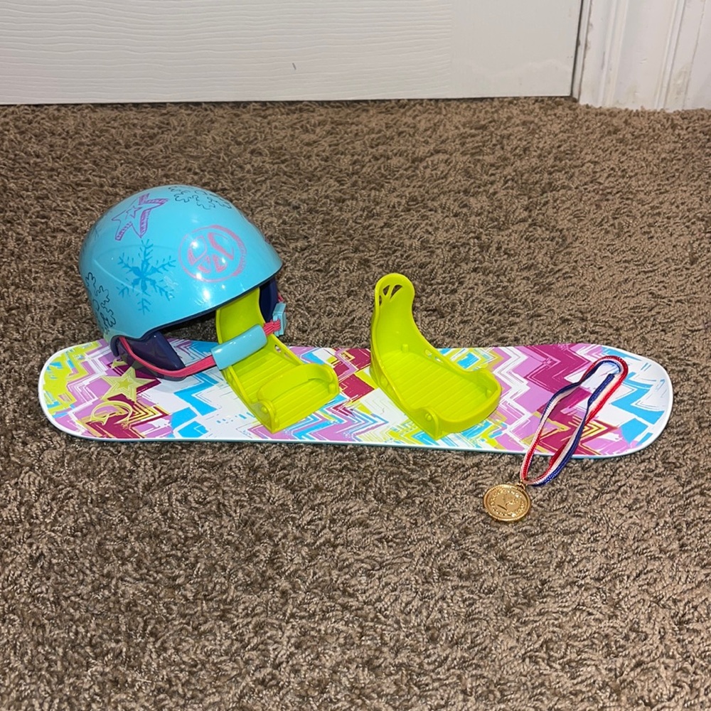 American Girl Ski Set